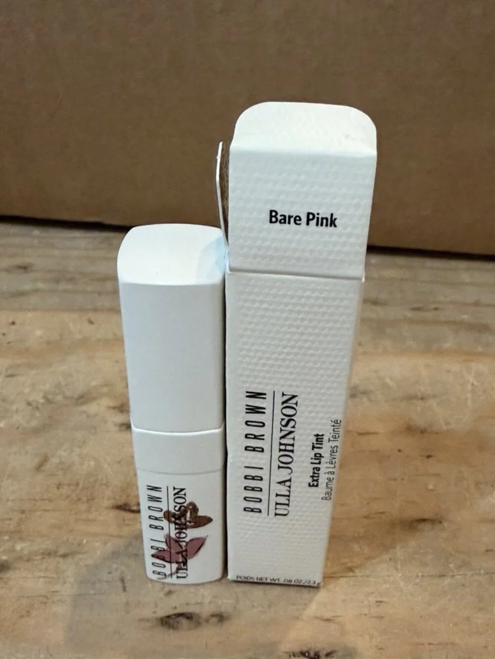 Bobbi Brown Ulla Johnson Extra Lip Tint Bare Pink Full Size Limited Edition NIB